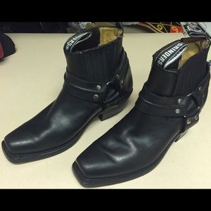Grinders Renegade Lo Black Vintage Boots
